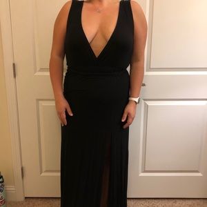 V-Neck Maxi Dress